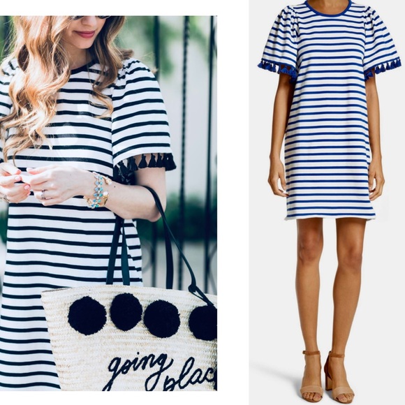 Kate Spade Broome Street Stripe Mini Dress - Picture 4 of 16